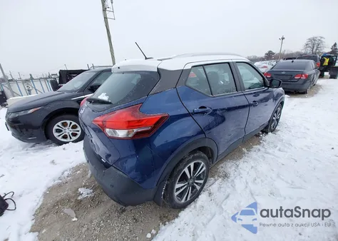 2020 Nissan Kicks Sv Xtronic Cvt z USA, uszkodzony, nr VIN 3N1CP5CV9LL563880